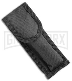 9" Anomaly Stiletto Blue Pearlex Automatic Knife - Satin Bayonet -Kershaw Store AKC 9in Blue Pearlex Acrylic Auto Italian Bayo Stiletto Satin GX 37998 jr sheath large