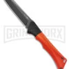 AKC Smarty Orange W/Black Bolster Automatic Knife Reverse Tanto - Black SW Plain -Kershaw Store AKC Smarty AK Orange w Black Bolster 3in BSW BHQ 184676 td large