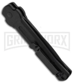 AKC X-treme Ace Black Automatic Knife - Black Plain 8 AKC X-treme Ace Black Automatic Knife - Black Plain -Kershaw Store AKC X TREME ACE Side Opening Automatic Knife Black Black BHQ 100384 kp side large