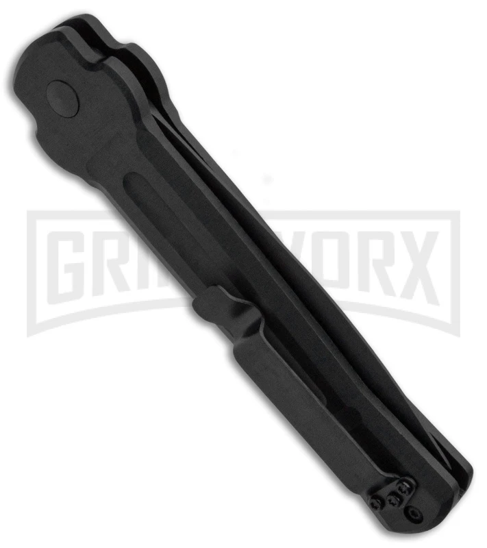 AKC X-treme Ace Black Automatic Knife - Black Plain 5 AKC X-treme Ace Black Automatic Knife - Black Plain - Image 3