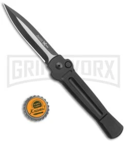 AKC X-treme Ace Black Automatic Knife - Black Two Tone 9 AKC X-treme Ace Black Automatic Knife - Black Two Tone -Kershaw Store AKC X treme Ace Auto Black Dagger Black TT BHQ 136142 jr bottlecap large