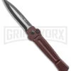 AKC X-treme ACE Brown Automatic Knife - Two Tone -Kershaw Store AKC X treme Ace Auto Brown TT BHQ 136122 jr large