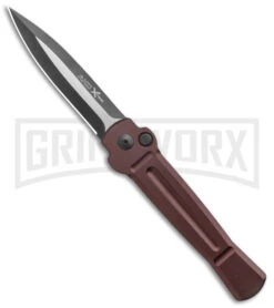 AKC X-treme ACE Brown Automatic Knife - Two Tone