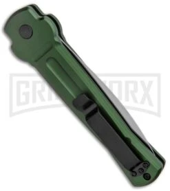 AKC X-treme Ace Green Automatic Knife - Satin Plain -Kershaw Store AKC X treme Ace Auto Green SW BHQ 125448 jr side large