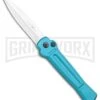 AKC X-treme ACE Light Blue Automatic Knife - Satin Plain 1 AKC X-treme ACE Light Blue Automatic Knife - Satin Plain -Kershaw Store AKC X treme Ace Auto Light Blue Satin BHQ 105418 jr large