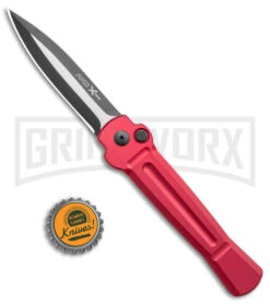 AKC X-treme Ace Red Automatic Knife - Two Tone Plain 9 AKC X-treme Ace Red Automatic Knife - Two Tone Plain -Kershaw Store AKC X treme Ace Auto Red TT BHQ 143382 jr bottlecap large