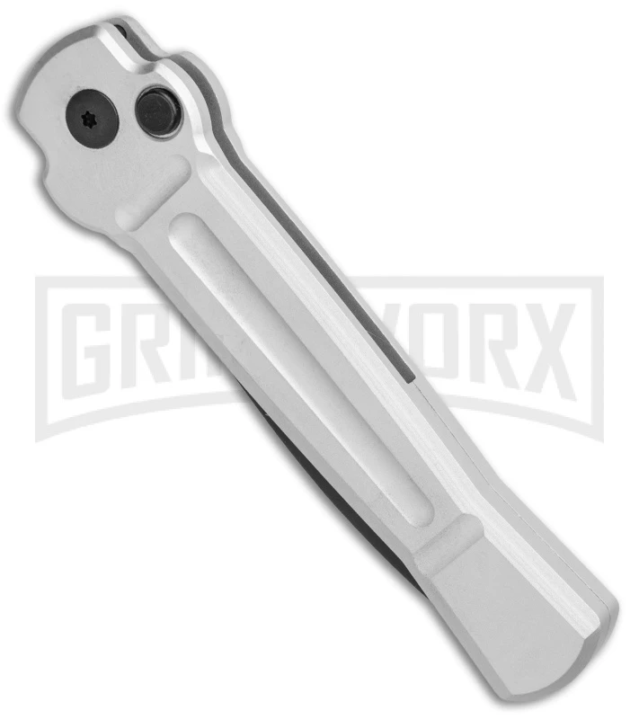 AKC X-treme Ace Silver Black Automatic Knife 4 AKC X-treme Ace Silver Black Automatic Knife - Image 2