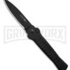 AKC X-treme Ace1 Side Opener Black Automatic Knife - Black Plain -Kershaw Store AKC X treme Ace1 Automatic Knife Black 3.75in Black BHQ 189355 hd large