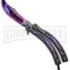 Andux CS Stardust/Black Balisong Butterfly Trainer - Stardust Plain