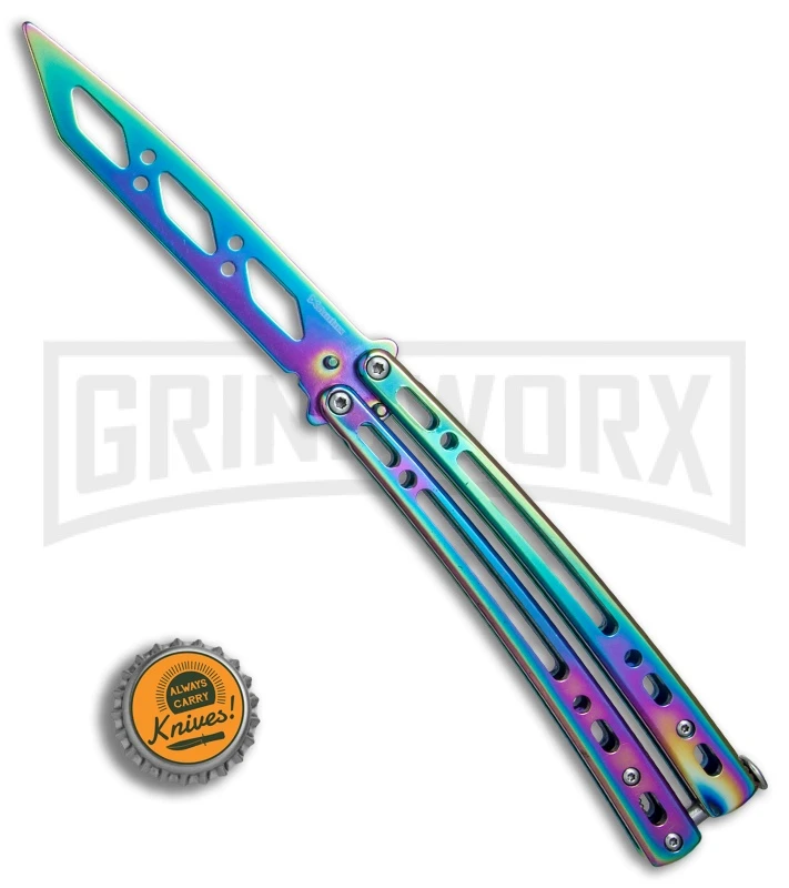 Andux Spectre Balisong Butterfly Trainer - Tanto Spectrum 6 Andux Spectre Balisong Butterfly Trainer - Tanto Spectrum - Image 4
