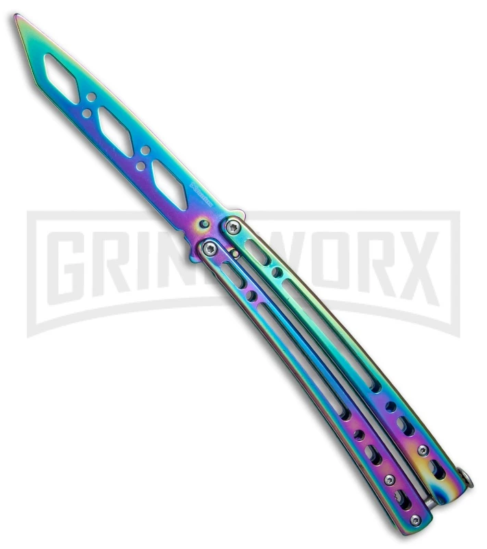 Andux Spectre Balisong Butterfly Trainer - Tanto Spectrum 3 Andux Spectre Balisong Butterfly Trainer - Tanto Spectrum