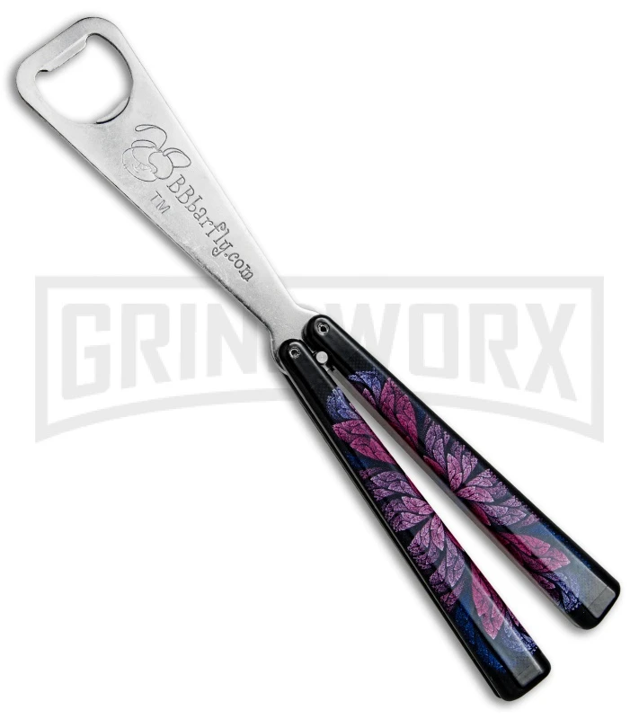 BB Barfly Psychedelic Flowers Bottle Opener Butterfly Trainer 3 BB Barfly Psychedelic Flowers Bottle Opener Butterfly Trainer