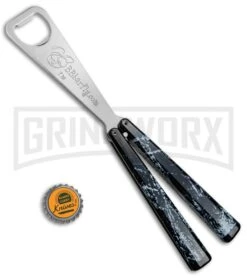 BB Barfly Scratched Metal Bottle Opener Butterfly Trainer -Kershaw Store BB Barfly Bottle Opener Butterfly Trainer Scratched Metal BHQ 82969 jr bottlecap large