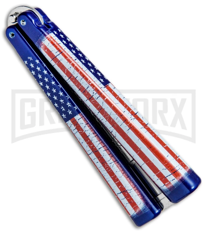 BB Barfly Wild American Flag Bottle Opener Butterfly Trainer 4TH18 4 BB Barfly Wild American Flag Bottle Opener Butterfly Trainer 4TH18 - Image 2