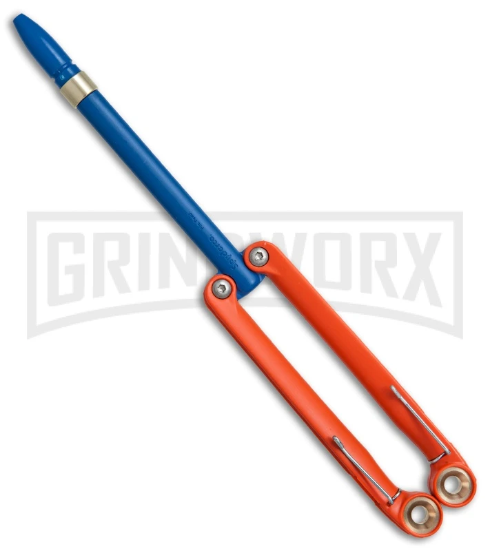 BaliYo By Spyderco Butterfly Pen Flipper Orange/Blue 3 BaliYo By Spyderco Butterfly Pen Flipper Orange/Blue