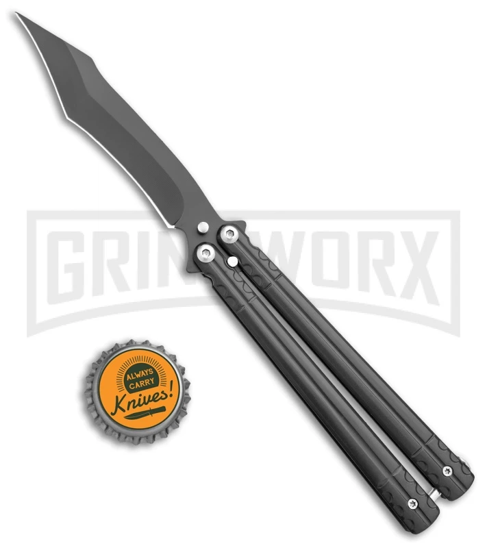 Victorinox Balisong Gray Butterfly Knife - Gray 6 Victorinox Balisong Gray Butterfly Knife - Gray - Image 4