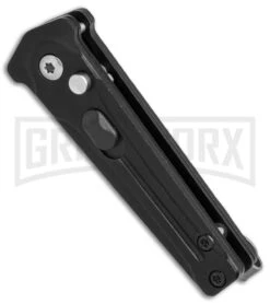 Bear Ops Black Bold Action III Mini Automatic Knife - Gray Plain -Kershaw Store Bear Ops Bold Action III mini black gray BHQ 68883 er spine large