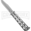 Bear & Son Knives SS14 Stainless Steel Butterfly Knife - Clip Point Bead Blast -Kershaw Store Bear Son Knives SS14 Stainless Steel Butterfly Knife CP BB BHQ 87939 td large