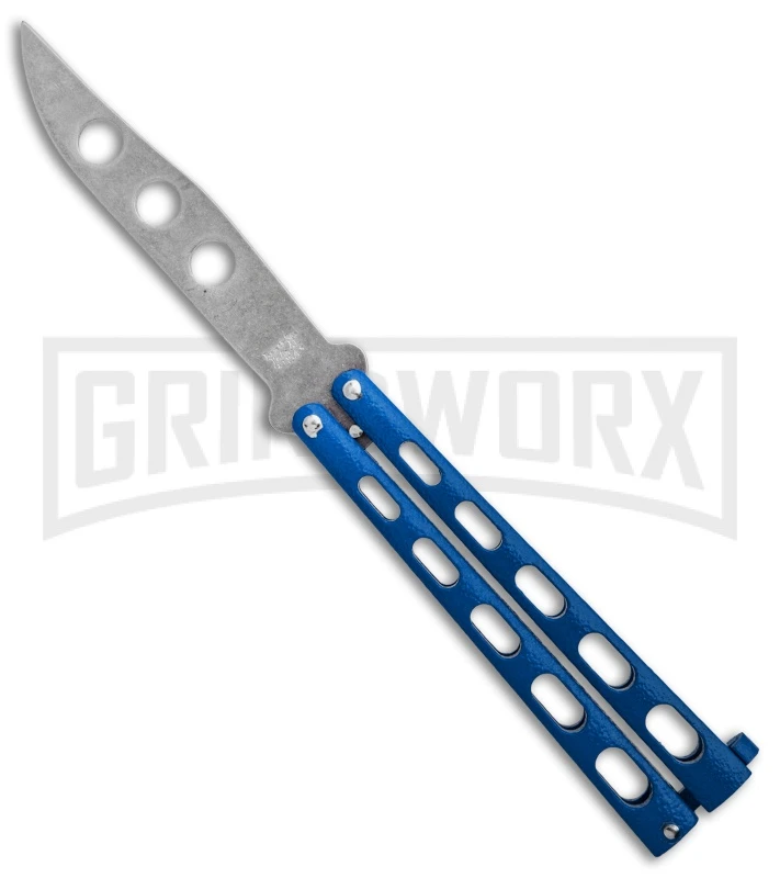 Bear & Son 114BL & 114BLTR Blue Butterfly Knife 2-Pack 8 Bear & Son 114BL & 114BLTR Blue Butterfly Knife 2-Pack - Image 6
