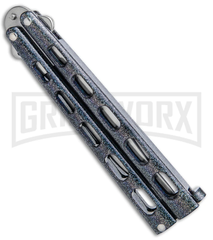 Bear & Son 114GX Galaxy Butterfly Knife - Satin Plain 4 Bear & Son 114GX Galaxy Butterfly Knife - Satin Plain - Image 2
