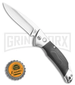 Bear And Son Black G-10 Automatic Lockback Knife - Satin Plain -Kershaw Store Bear and Son Black G10 Automatic Lockback BHQ 118795 LS Bottlecap large