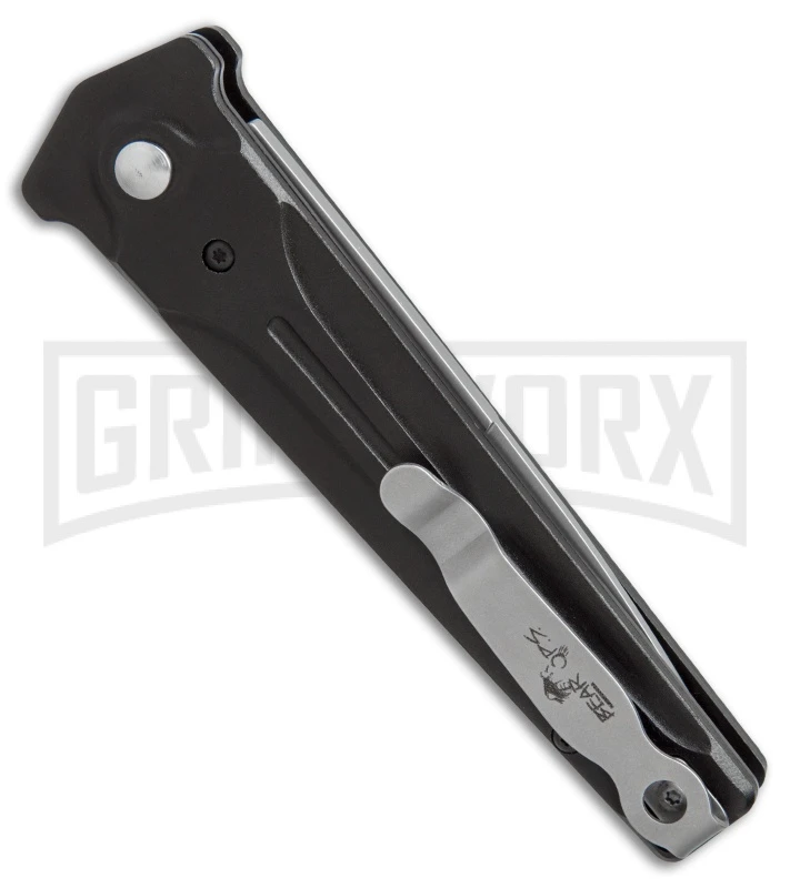 Bear Ops Black Bold Action III Small Automatic Knife - Bead Blast Plain 5 Bear Ops Black Bold Action III Small Automatic Knife - Bead Blast Plain - Image 3