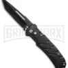 Black 8" Stainless Steel Automatic Knife - Tanto Black Plain -Kershaw Store Black 8in SS Tanto Black WNS IT A501 BP 21740 jr large