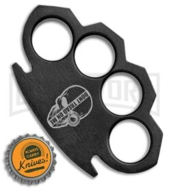 PANTHER Don't Tread On Me Paper Weight Knuckles Black -Kershaw Store Black Dont Tread On Me Paperweight Knuckles CI 300 BLK CL GX 33961 jr bottlecap large