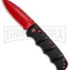 Boker Kalashnikov Black Widow Automatic Knife - D2 Dagger Red Plain -Kershaw Store Boker Black Widow Kalashnikov Dagger Auto Red 01KALS44NSOI BHQ 92706 jr update large