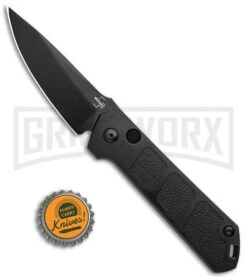 Boker Kihon Black Automatic Knife - Black Plain 9 Boker Kihon Black Automatic Knife - Black Plain -Kershaw Store Boker Burnley Kihon DP Auto Black BHQ 101390 jr bottlecap large
