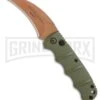 Boker Kalashnikov Desert Warrior Hawkbill Automatic Knife - Copper Plain