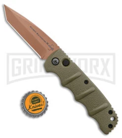 Boker Kalashnikov Desert Warrior Tanto Automatic Knife - Copper Plain 9 Boker Kalashnikov Desert Warrior Tanto Automatic Knife - Copper Plain -Kershaw Store Boker Desert Warrior Kalashnikov Tanto Auto OD Green D2 Copper BHQ 96967 jr bottlecap large