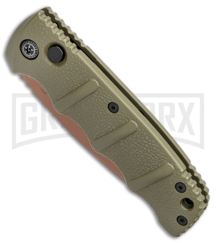 Boker Kalashnikov Desert Warrior Tanto Automatic Knife - Copper Plain 4 Boker Kalashnikov Desert Warrior Tanto Automatic Knife - Copper Plain - Image 2