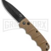 Boker Kalashnikov Coyote Brown Automatic Knife - Drop Point Black Plain -Kershaw Store Boker Kalashnikov Auto Coyote D2 Black BHQ 144762 jr large
