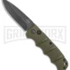 Boker Kalashnikov OD Green Automatic Knife - Drop Point Smokewash Plain -Kershaw Store Boker Kalashnikov Auto OD Green D2 Smokewash BHQ 144761 jr large