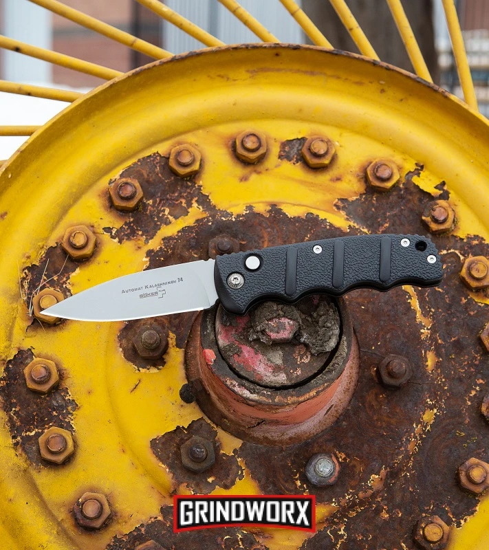 Boker Kalashnikov Blue Automatic Knife - Dagger Smokewash Plain 10 Boker Kalashnikov Blue Automatic Knife - Dagger Smokewash Plain - Image 8