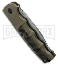 Boker Kalashnikov OD Green Automatic Knife - SW Plain 11 Boker Kalashnikov OD Green Automatic Knife - SW Plain -Kershaw Store Boker Kalashnikov Automatic Knife OD Green 3.25 XHP Satin BHQ 92085 LS Side large