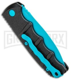 Boker Kalashnikov Automatic Knife - D2 Dagger Electric Blue Plain -Kershaw Store Boker Kalashnikov Black Widow Blue jr side large