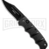 Boker Kalashnikov Black Bowie Automatic Knife - D2 Black Plain -Kershaw Store Boker Kalashnikov Bowie Auto Black Black 01KALS76BN BHQ 17111 jr 2 large