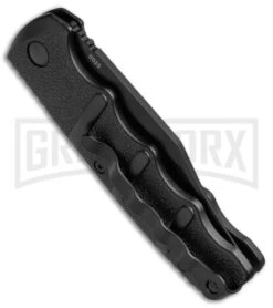 Boker Kalashnikov Black Bowie Automatic Knife - D2 Black Plain -Kershaw Store Boker Kalashnikov Bowie Auto Black Black 01KALS76BN BHQ 17111 jr side large