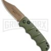 Boker Kalashnikov Desert Warrior Bowie Automatic Knife - Copper Plain 1 Boker Kalashnikov Desert Warrior Bowie Automatic Knife - Copper Plain -Kershaw Store Boker Kalashnikov Bowie Auto Desert Warrior OD Green Copper 01KALS22N BHQ 17106 jr 3 large