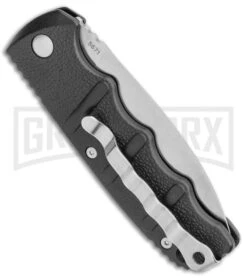 Boker Kalashnikov Black Automatic Knife - D2 Satin Plain -Kershaw Store Boker Kalashnikov Dagger Black Satin BHQ 9485 or BHQ 110509 jr side large
