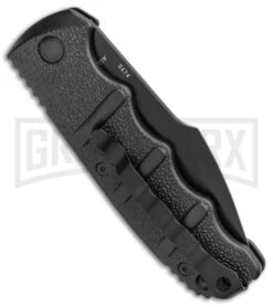 Boker Kalashnikov Automatic Knife - Harpoon Black Plain -Kershaw Store Boker Kalashnikov Harpoon Auto Black Black KALS53NSOI BHQ 95957 jr side large