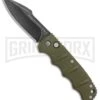 Boker Kalashnikov OD Green Automatic Knife - D2 Harpoon Smokewash Plain -Kershaw Store Boker Kalashnikov Harpoon Auto OD Green Smokewash 01KALS123NSOI BHQ 132735 jr large
