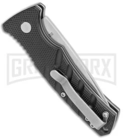 Boker Mini Strike Automatic Knife Black - Drop Point Stonewash Plain -Kershaw Store Boker Mini Strike Auto Black SW 01BO435NSOI BHQ 99628 jr side large