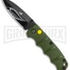 Boker Mini Kalashnikov Warhawk Automatic Knife Green - D2 Black Plain 2 Boker Mini Kalashnikov Warhawk Automatic Knife Green - D2 Black Plain -Kershaw Store Boker Mini Warhawk Kalashnikov Auto Dagger Green Black BHQ 113923 jr large