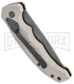 Boker Plus Intention II Automatic Folding Knife Coyote Tan - Black SW Drop Point -Kershaw Store Boker Plus Intention Coyote Auto SW 01B0483 BHQ 115755 jr side large