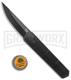 Boker Plus Kwaiken Grip Automatic Knife - D2 Black Plain 9 Boker Plus Kwaiken Grip Automatic Knife - D2 Black Plain -Kershaw Store Boker Plus Kwaiken Grip Auto Black Aluminum Black BHQ 175283 jr bottlecap large