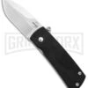 Boker Plus Shamsher Black Automatic Liner Lock Knife - Satin Plain -Kershaw Store Boker Plus Shamsher Auto LL Black G 10 Satin BHQ 139170 jr 2 large