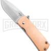 Boker Plus Shamsher Copper Automatic Liner Lock Knife - Satin Plain 2 Boker Plus Shamsher Copper Automatic Liner Lock Knife - Satin Plain -Kershaw Store Boker Plus Shamsher Auto LL Copper Satin BHQ 139171 jr 2 large